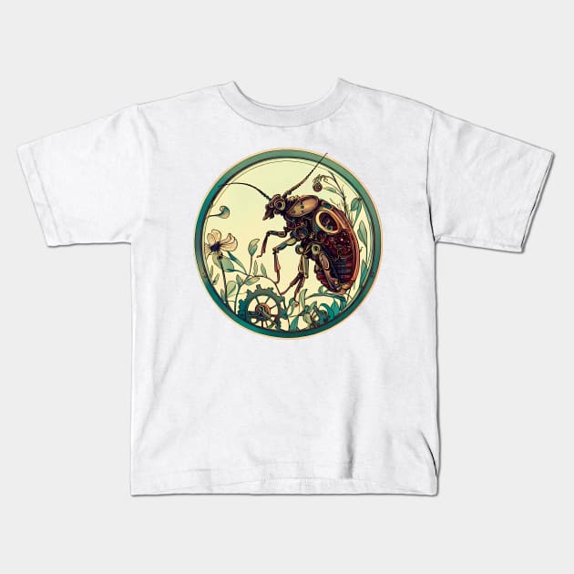 Mech Beetle Kids T-Shirt by Once Upon A Tee